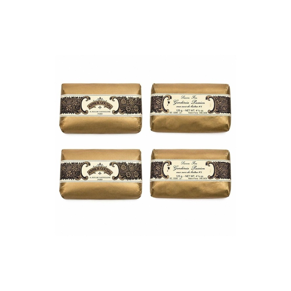 Vintage Annick Goutal Gardenia Passion Savon Fin Bar Soap Lot of 2 France NOS